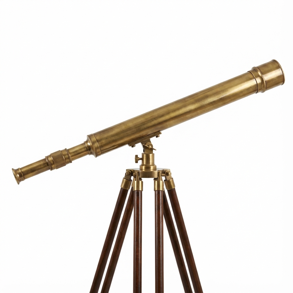 Brass Telescope 10x Magnification